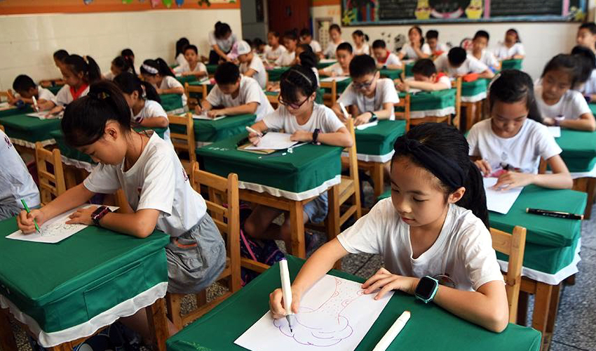 դպրոց, աշակերտ, Չինաստան