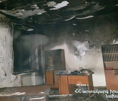 Հրդեհ՝ Նալբանդյան գյուղի դպրոցում