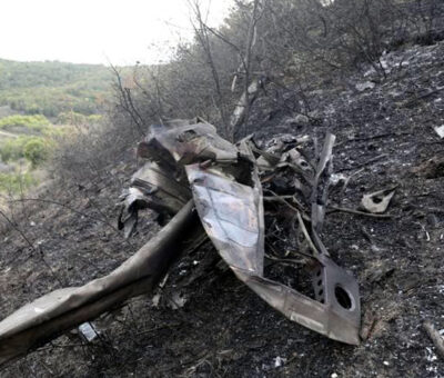 Ադրբեջանական խոցված ինքնաթիռի բեկոր