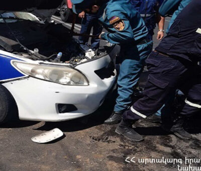 Ավտովթար՝ Երեւանի Դավիթ Անհաղթի փողոցում