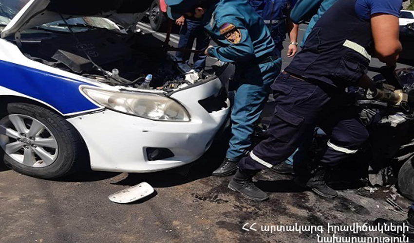 Ավտովթար՝ Երեւանի Դավիթ Անհաղթի փողոցում