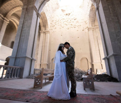 Հարսանիք, Շուշիի Ղազանչեցոց եկեղեցում