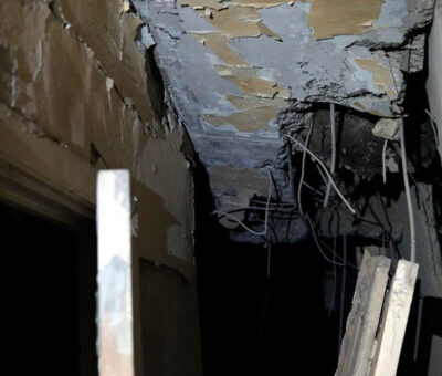 Հրետակոծված բնակարան Ստեփանակերտում