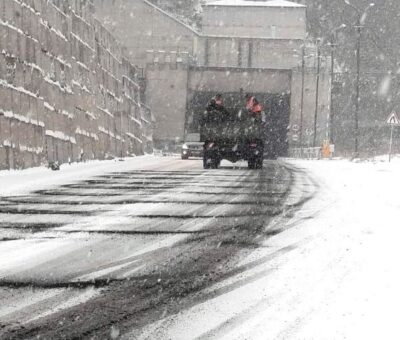Ձյուն, ճանապարհ