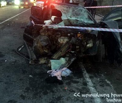 Ավտովթար Լիճք գյուղի մոտ