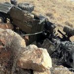 Ռուսական վթարված բեռնատար Տիգրանաշենի ոլորաններում