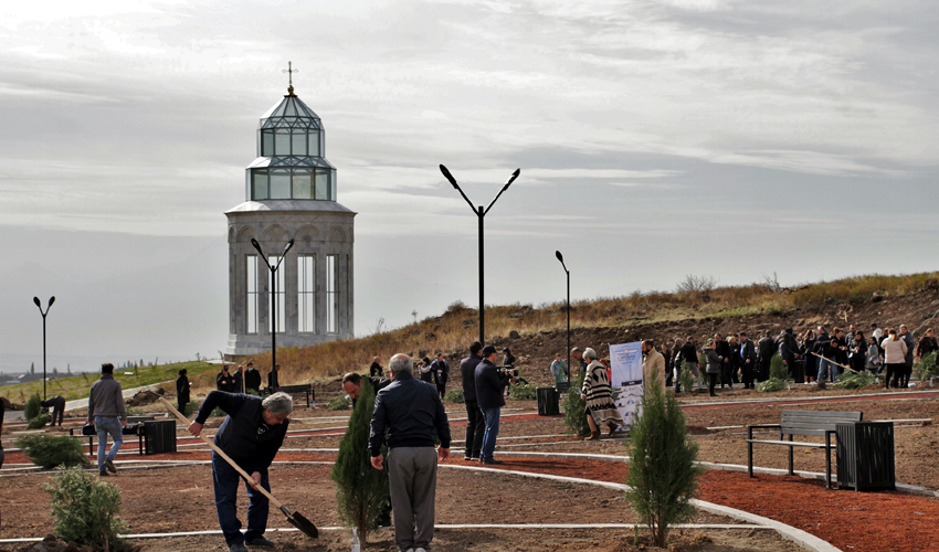 «Հավերժների այգի»՝ Երևանից Ապարան տանող ճանապարհին