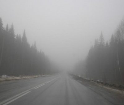 Մշուշ, մառախուղ, ճանապարհ