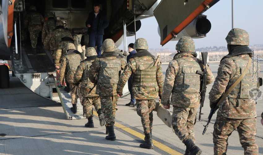 Հայ խաղաղապահնները մեկնում են Ղազախստան