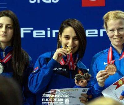 Լիլիթ Մկրտչյանը՝ գնդակային հրաձգության Եվրոպայի չեմպիոն, Արուսյակ Գրիգորյանը՝ փոխչեմպիոն