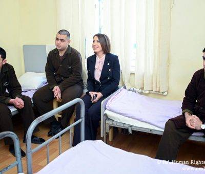 ՄԻՊ Քրիստինե Գրիգորյանն այցելել է զինվորական հոսպիտալ