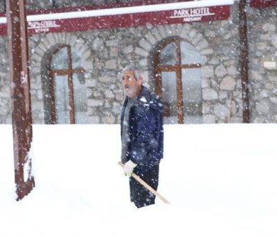 Ձյուն՝ Ստեփանակերտում