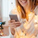 Ամանոր, հեռախոս, աղջիկ