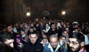 Ճրագալույցի պատարագ Մայր Աթոռ Էջմիածնում