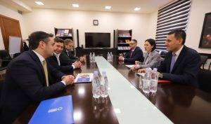 Ժաննա Անդրեասյանն ընդունել է «Կորպորասիոն Ամերիկա» ընկերության գործադիր տնօրեն Մարտին Էռնեկյանին