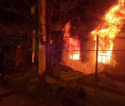 Հրդեհ Երեւանի Ազատամարտիկների փողոցում