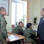 Սուրեն Պապիկյանն այցելել է Վ. Սարգսյանի անվան ռազմական համալսարան