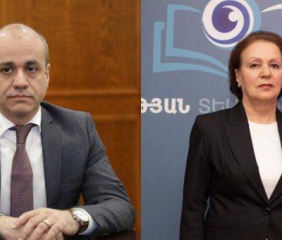 Արսեն Բաղդասարյանն ու Ռաիսա Գալստյանը