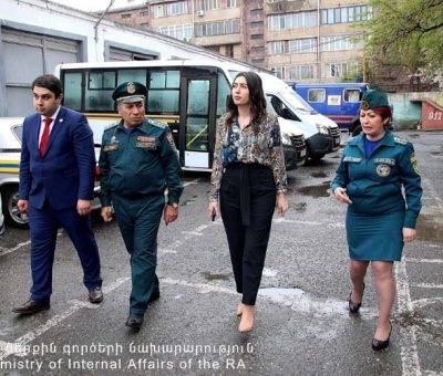 ՆԳ նախարարի տեղակալ Արփինե Սարգսյանն այցելել է արդեն ՆԳՆ ենթակայությանը տրված Ճգնաժամային կառավարման պետական ակադեմիա