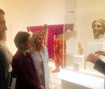 Ժաննա Անդրեասյանն այցելել է Բրիտանական թանգարան