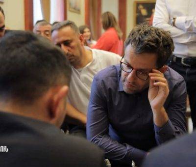 Լևոն Արոնյանն այցելել է Զինվորի տուն