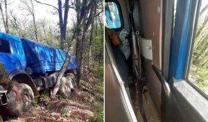 Դիրքեր սնունդ տանող զինվորական բեռնատար