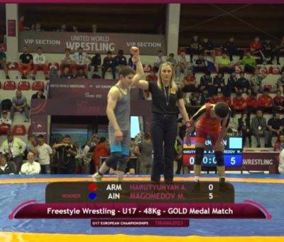 Ըմշամարտիկ Արման Հարությունյանը