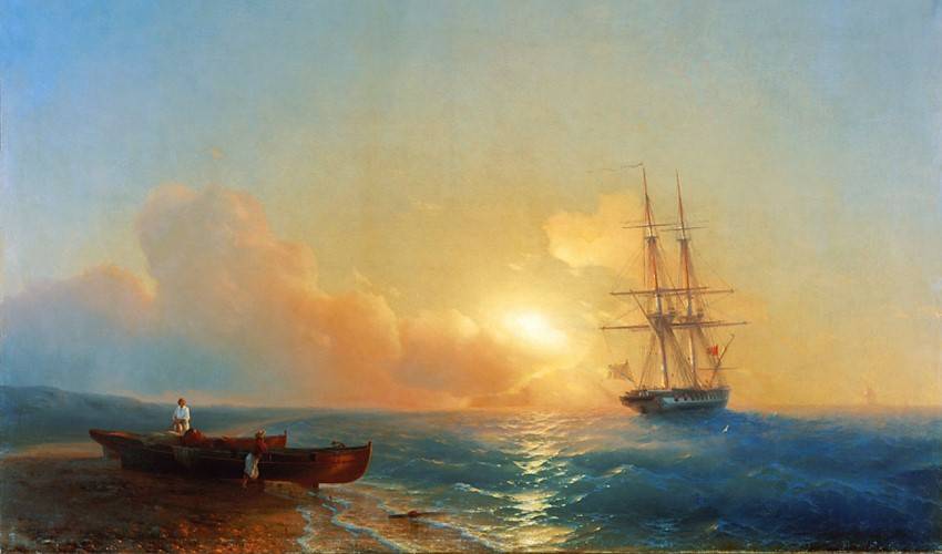 Հովհաննես Այվազովսկի, «Ձկնորսները ծովափին» (1852)