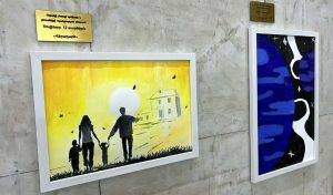 Երեխաների ձեռքի աշխատանքների ցուցահանդես Երևաանի մետրոպոլիտենում