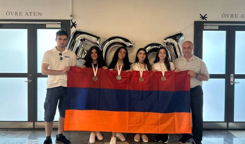 Հայաստանի թիմը Ինֆորմատիկայի Եվրոպայի աղջիկների 3-րդ օլիմպիադայում