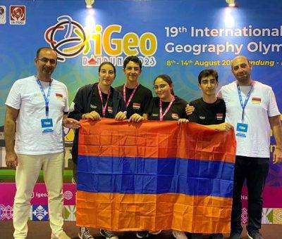 Հայաստանի թիմը բրոնզե մեդալ է նվաճել Աշխարհագրության 19-րդ միջազգային օլիմպիադայում