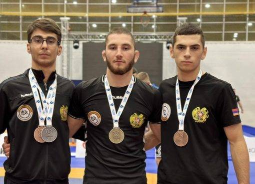 Հայաստանի թիմը ոսկե, արծաթե, բրոնզե մեդալներ է նվաճել  գրեփլինգի աշխարհի առաջնությունում
