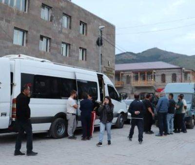 Արցախից տեղահանվածները Գորիսում