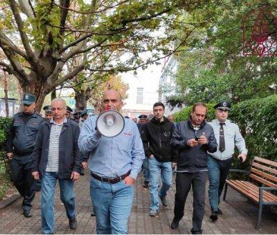 Բողոքի ակցիա Երեւանում