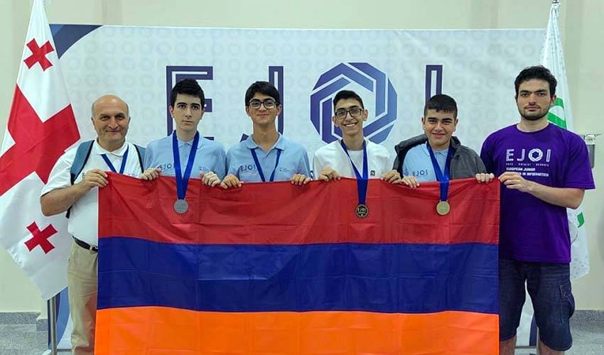Հայաստանի թիմը ինֆորմատիկայի Եվրոպայի պատանեկան միջազգային 7-րդ օլիմպիադայում