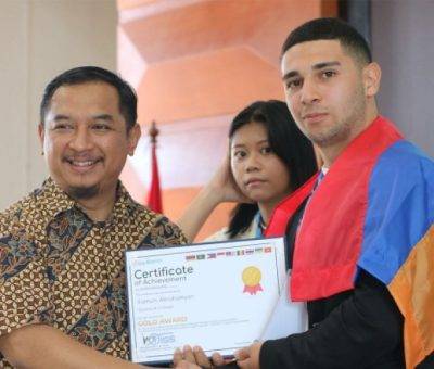 Կամունի Աբրահամյանն արժանացել է ոսկե մեդալի կիրառական քիմիայի միջազգային օլիմպիադայում