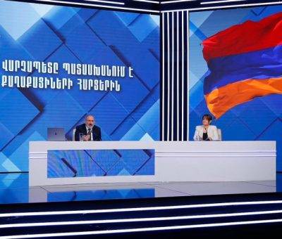 Նիկոլ Փաշինյանը ուղիղ եթերում