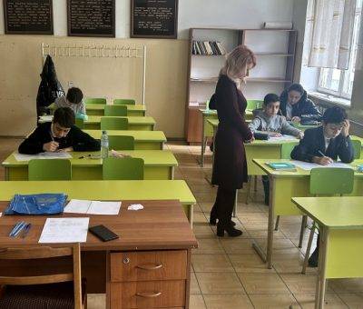 Էքստեռն փոխադրման քննություններ Դաշտենցի անվան դպրոցում