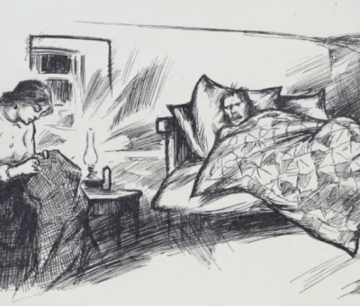 Չեխովի «Վհուկը» պատմվածքի նկարազարդումներից