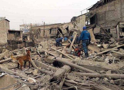 Պայթյուն Երևանի Նոր Արեշ թաղամասում