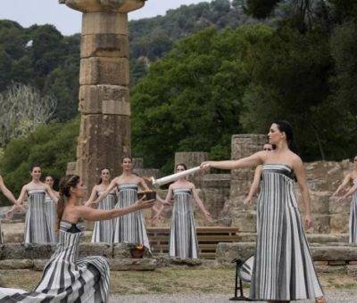 Հունական Հին Օլիմպիայում վառվել է Փարիզի Օլիմպիական խաղերի կրակը