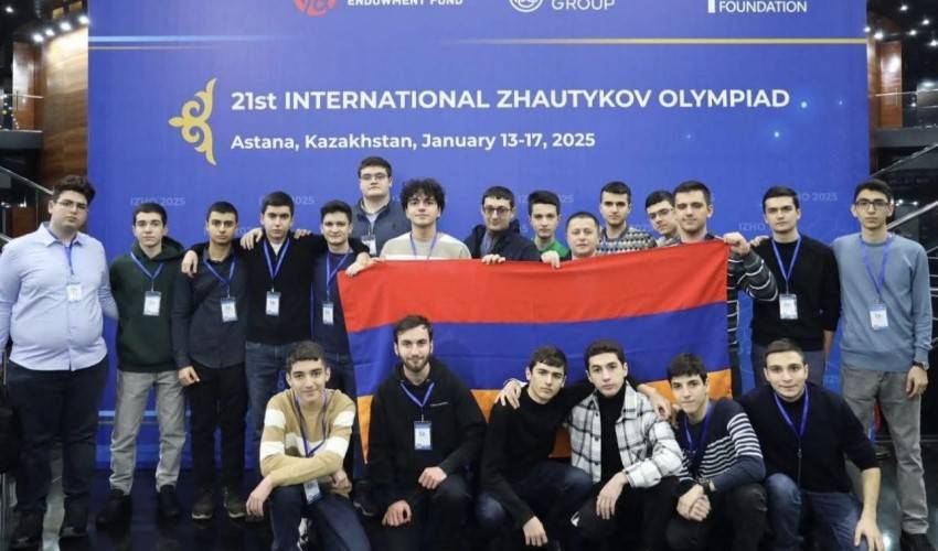 Հայ աշակերտները 17 մեդալ են նվաճել Ժաուտիկովյան միջազգային 21-րդ օլիմպիադայում