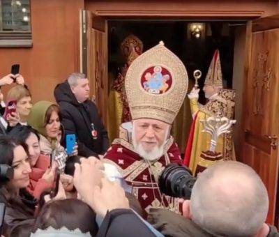 Ամենայն հայոց կաթողիկոսը Մինսկում օծել է Սուրբ Գրիգոր Լուսավորիչ եկեղեցին