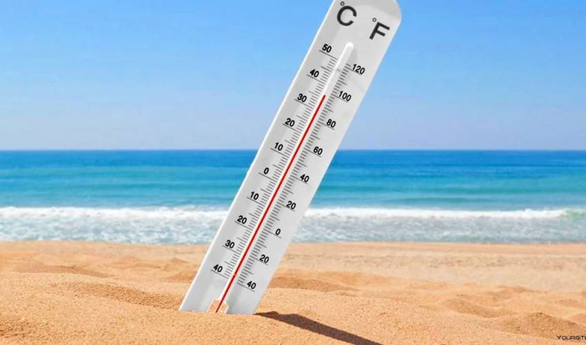 Շոգ, ամառ, ծով, ջերմաչափ