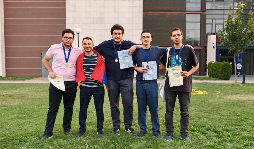 ԵՊՀ թիմը Մաթեմատիկական միջազգային ուսանողական 32-րդ օլիմպիադայում