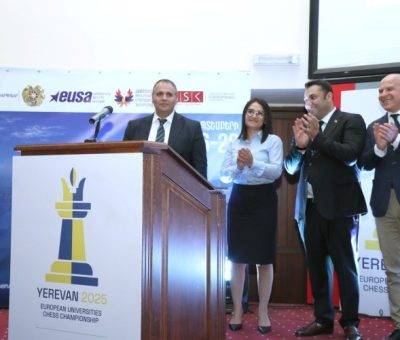 Երևանում մեկնարկել է Եվրոպական համալսարանական շախմատի 4-րդ առաջնությունը