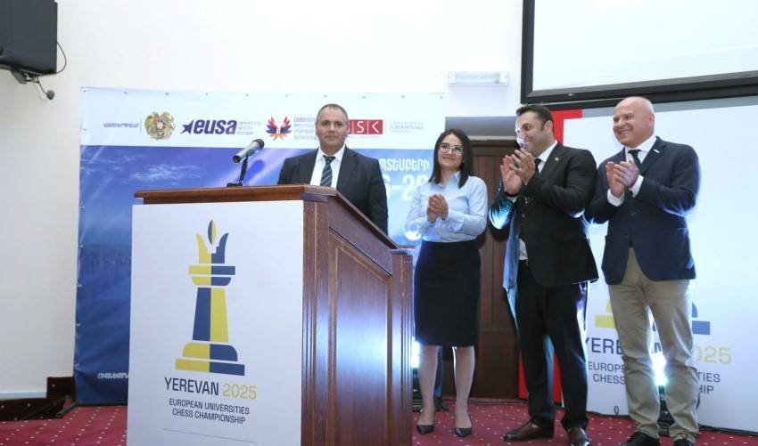 Երևանում մեկնարկել է Եվրոպական համալսարանական շախմատի 4-րդ առաջնությունը