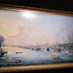 Հովհաննես Ումեդ Բեհզադի «Բարբարոսա Հայրեդդին փաշան հաղթում է Սուրբ լիգային» կտավը (1866) Ստամբուլի ռազմածովային թանգարանում