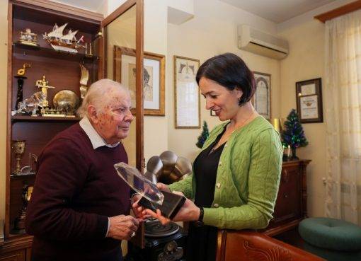 Ժաննա Անդրեասյանն այցելել է Ռուբեն Մաթևոսյանին