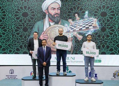 Արամ Հակոբյանը հաղթել է Տաշքենդում անցկացված «Al-Beruniy» շախմատի միջազգային մրցաշարում